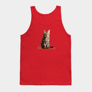 Wednesday cat. Get ready! Tank Top